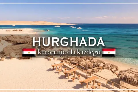 Hurghada: idealna pogoda we wrześniu na rajskie wakacje. Piękna plaża, turkusowe morze i palmy.