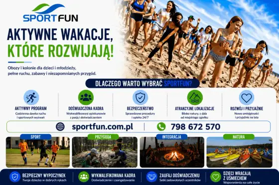 Wakacje dla nastolatków w Polsce - Aktywne wyjazdy, które działają